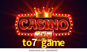 Bônus de Boas-vindas to7 game